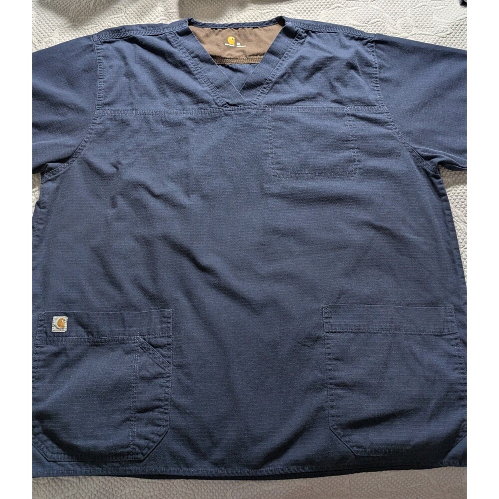 Carhartt XL Navy Scrub Top